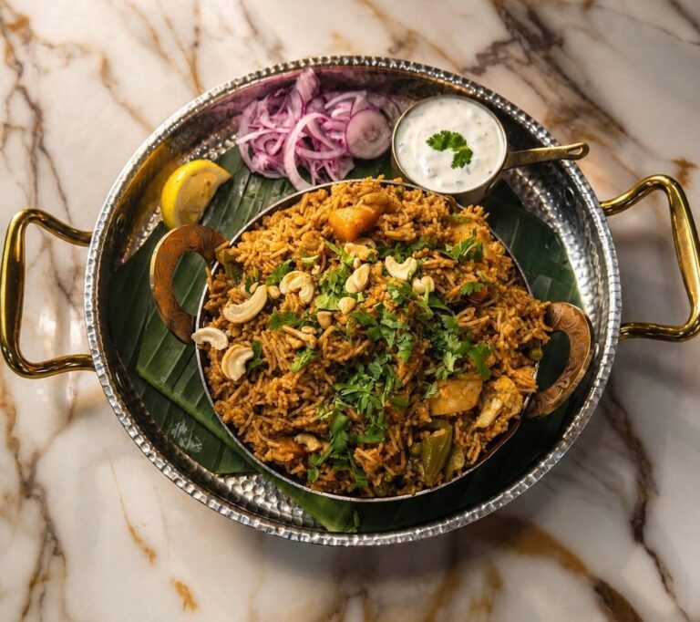 Experience the Bold Flavors of Mixed Vegetable Kolhapuri Biryani